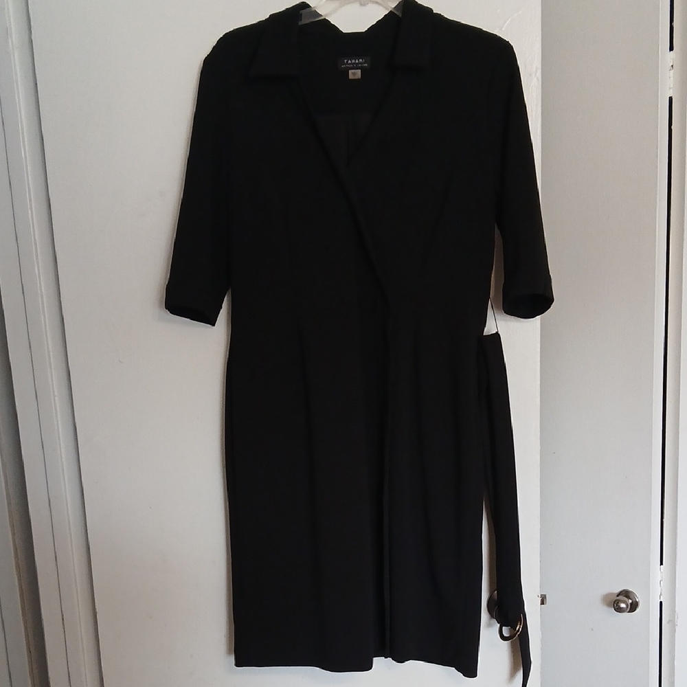 Tahari Black Dress